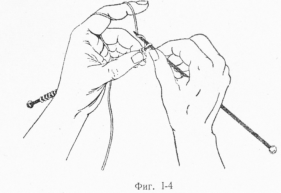 Положение на ръцете при плетене